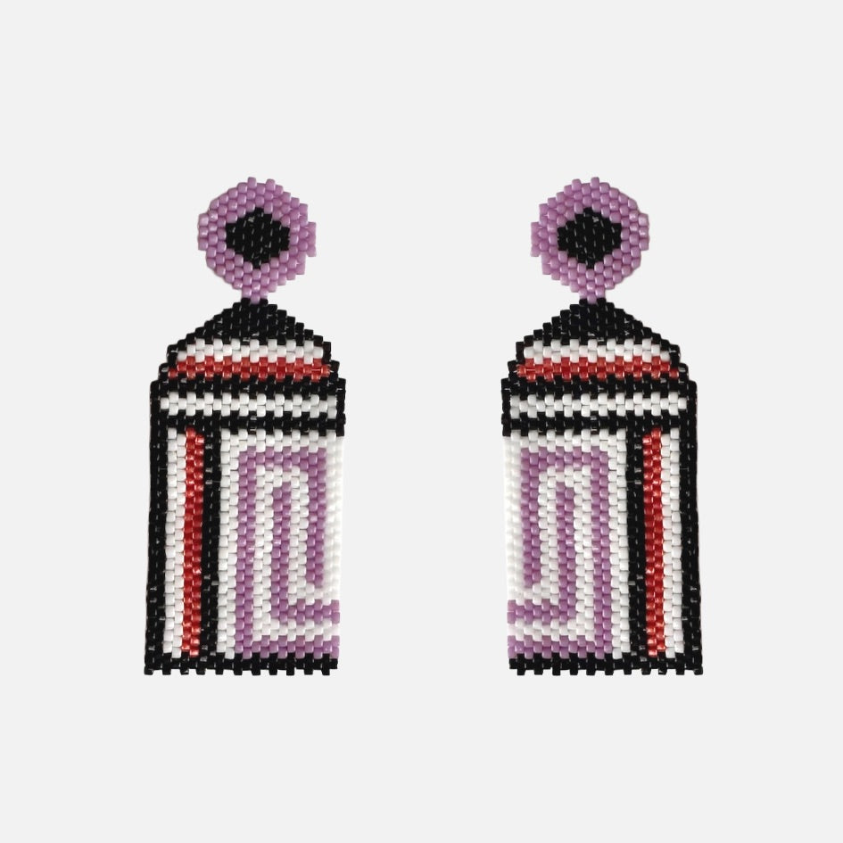 Tiahuanacu Long Earrings