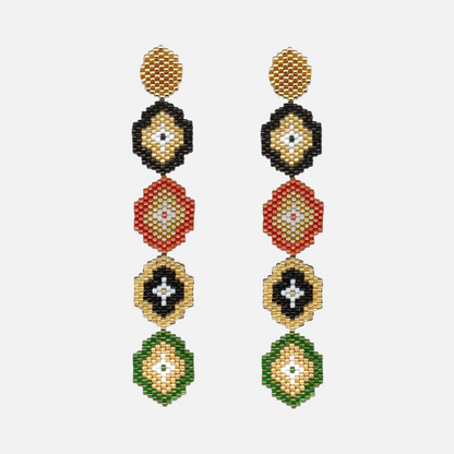 Jama Coaque Long Earrings