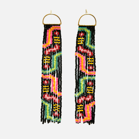 Mexica Long Earrings