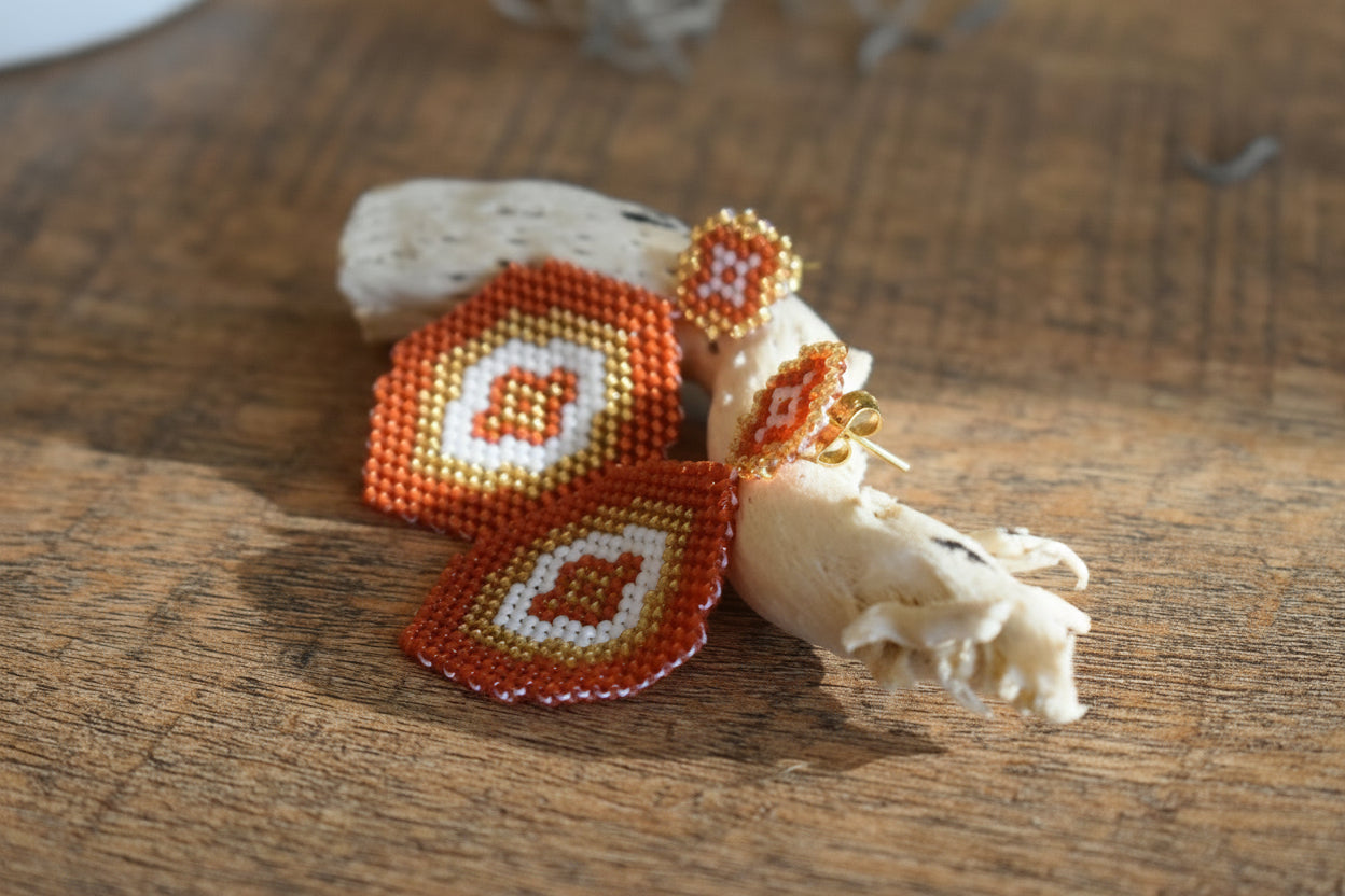 Jama Coaque Short Earrings