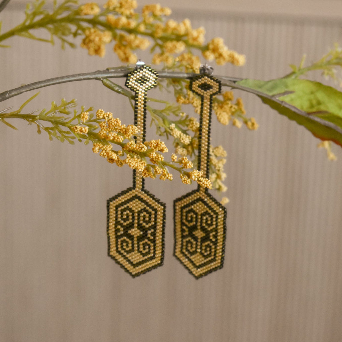 Nazca Long Earrings
