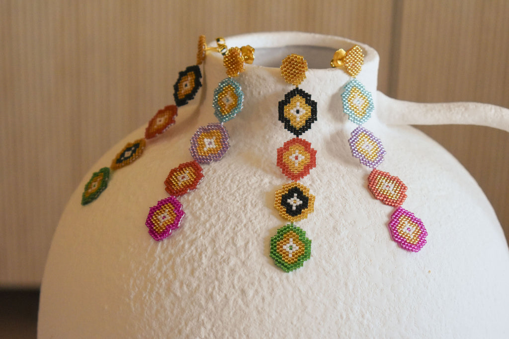 Jama Coaque Long Earrings