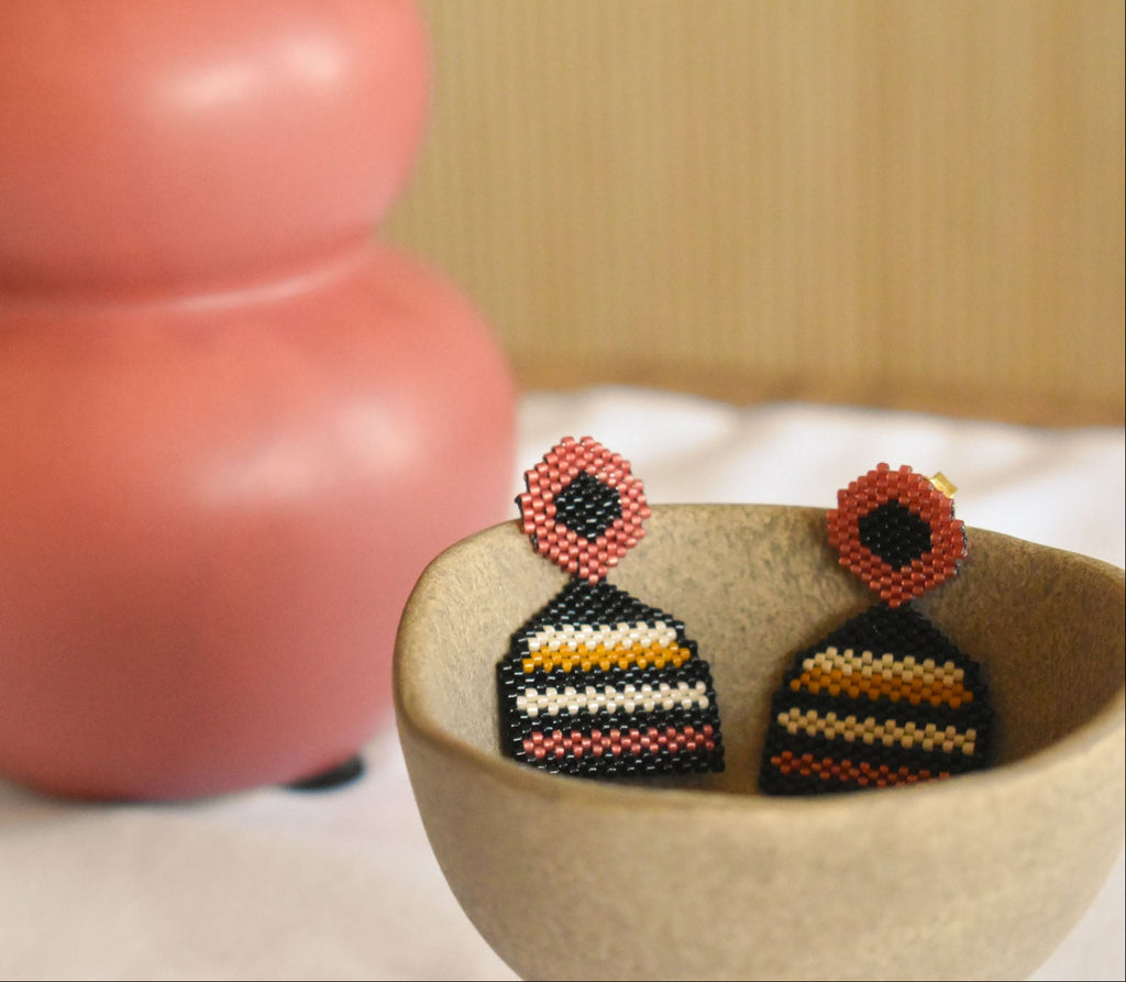 Tiahuanacu Short Earrings