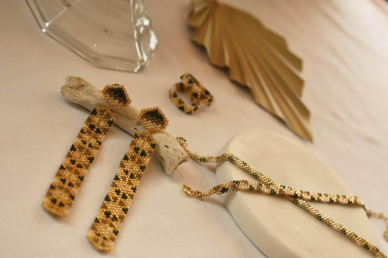 Chibcha Long Earrings