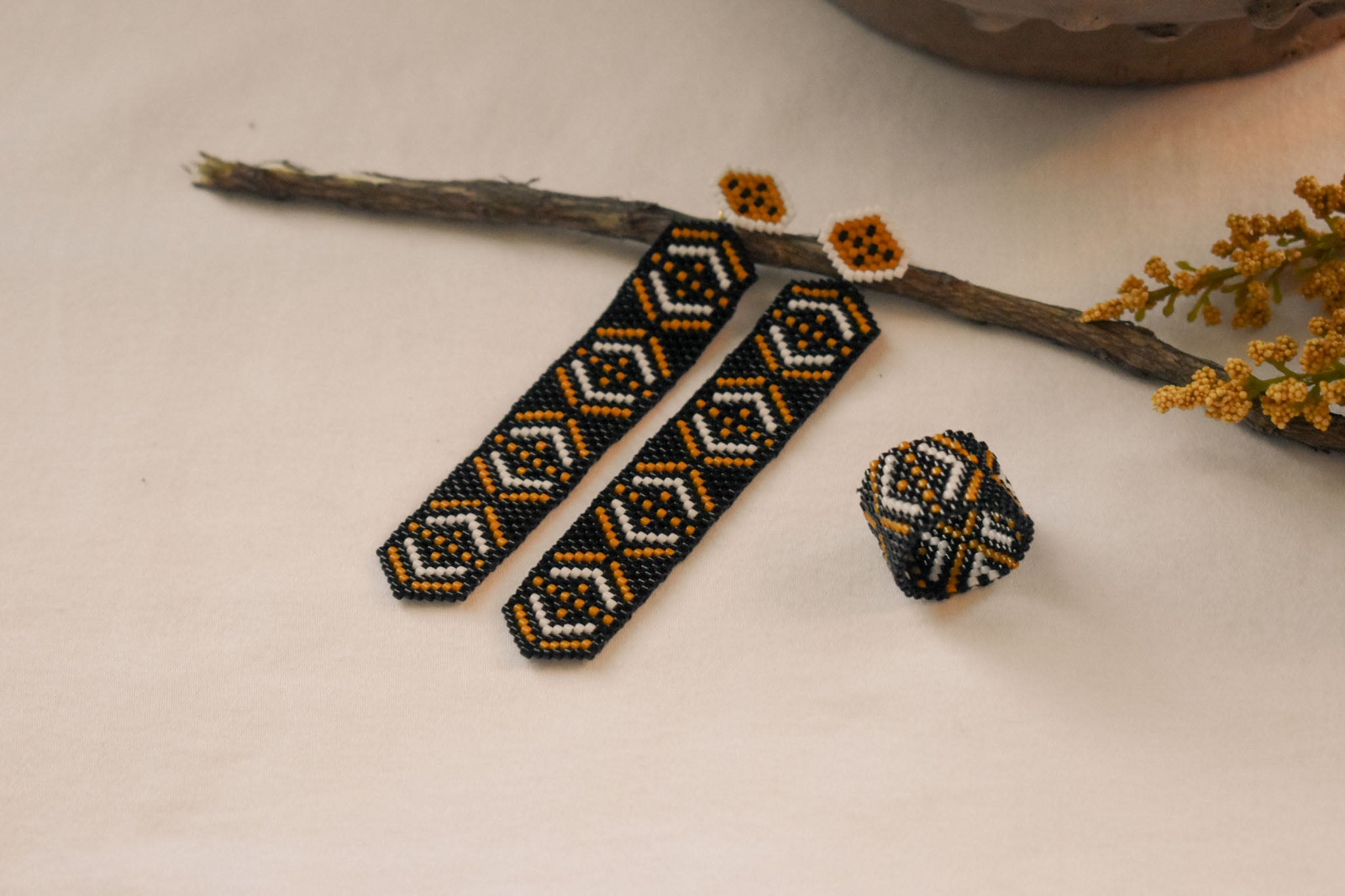 Quimbaya Long Earrings