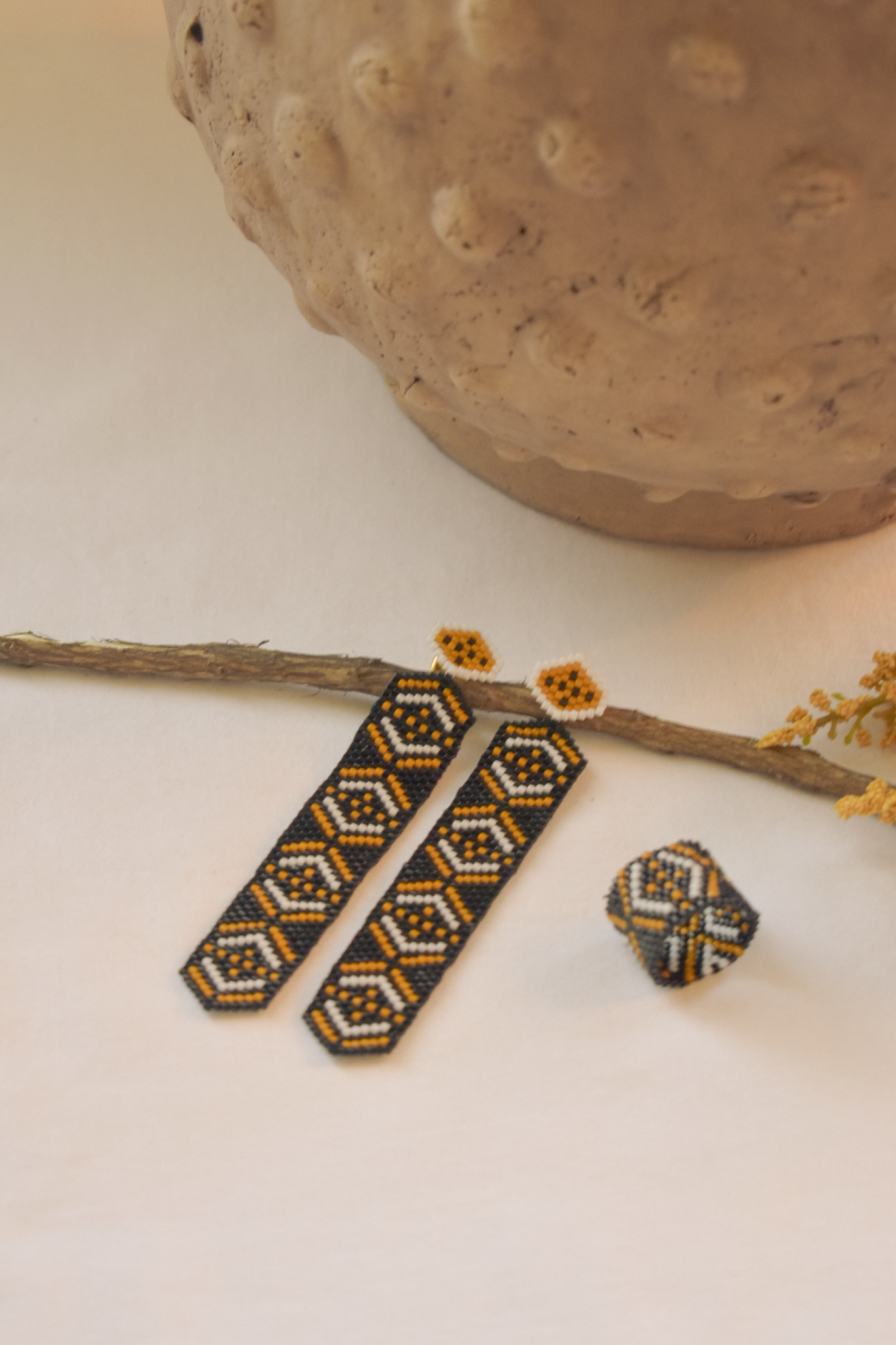 Quimbaya Long Earrings