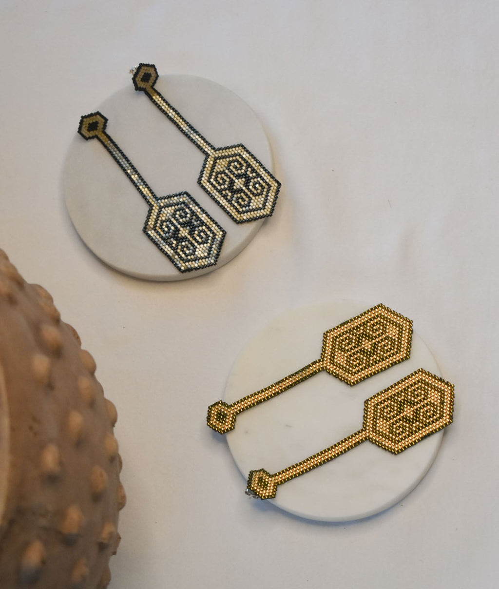 Nazca Long Earrings