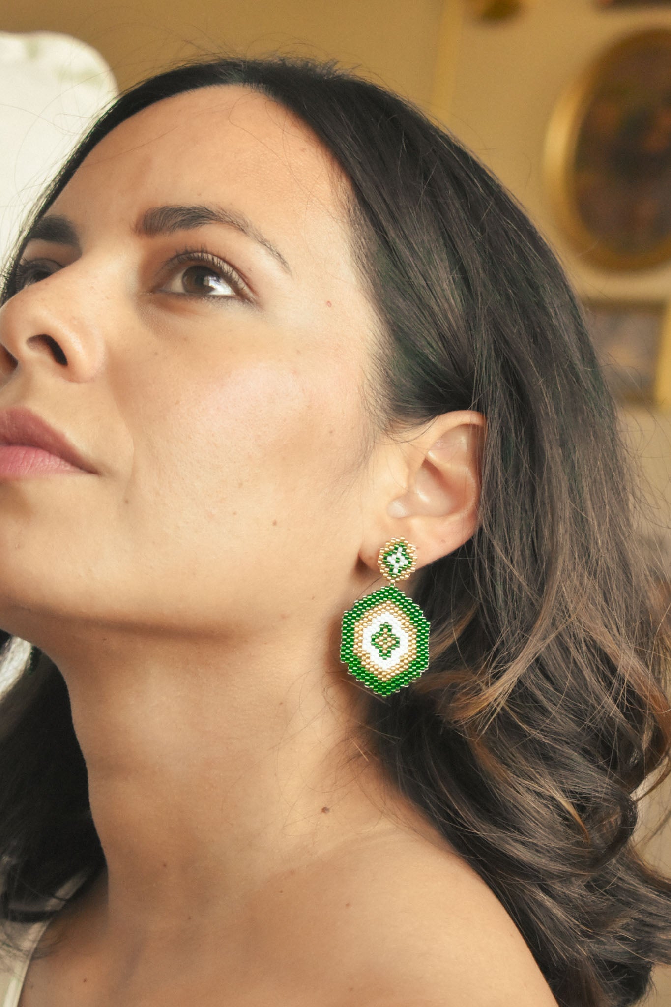 Jama Coaque Short Earrings