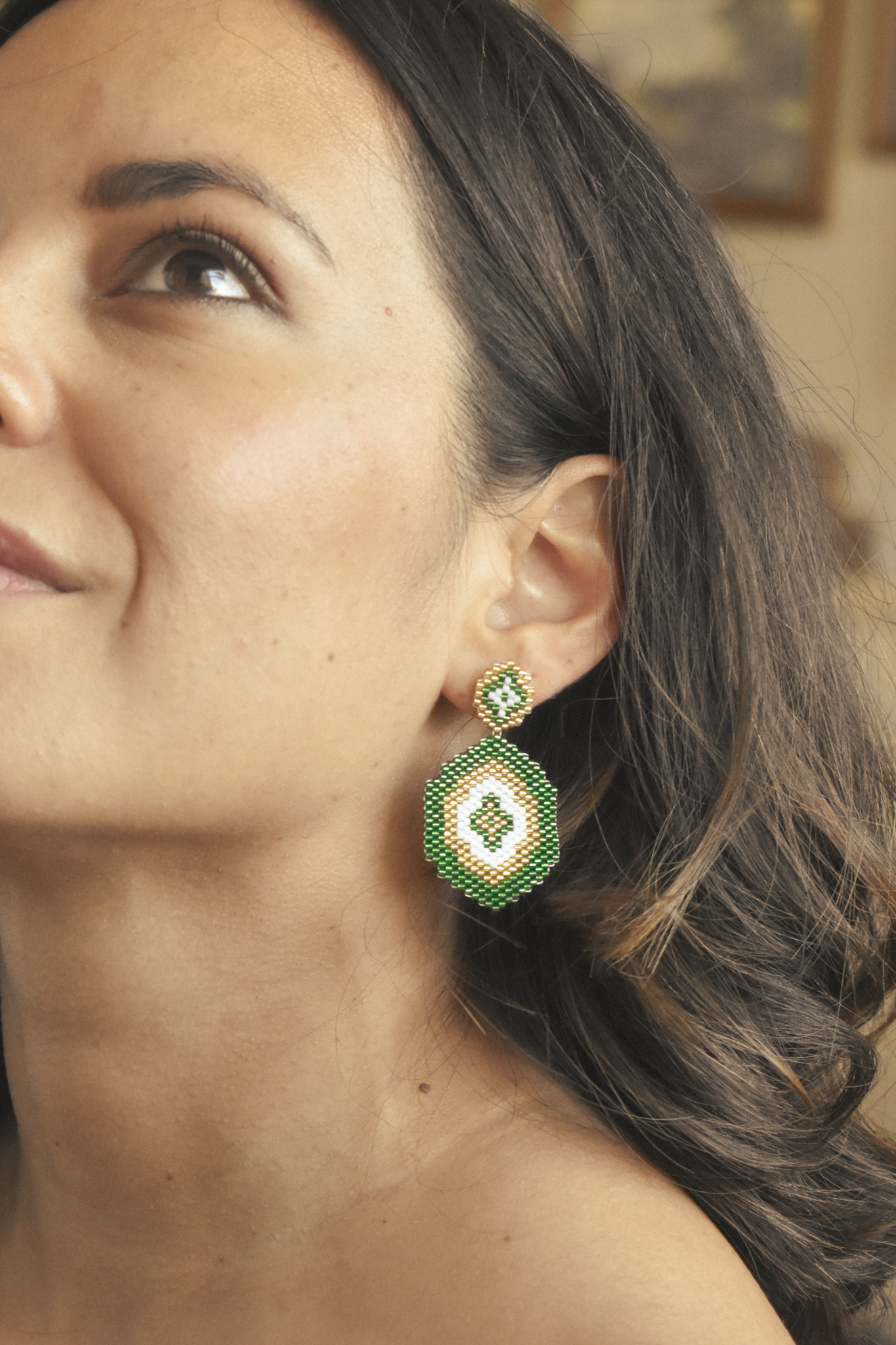 Jama Coaque Short Earrings
