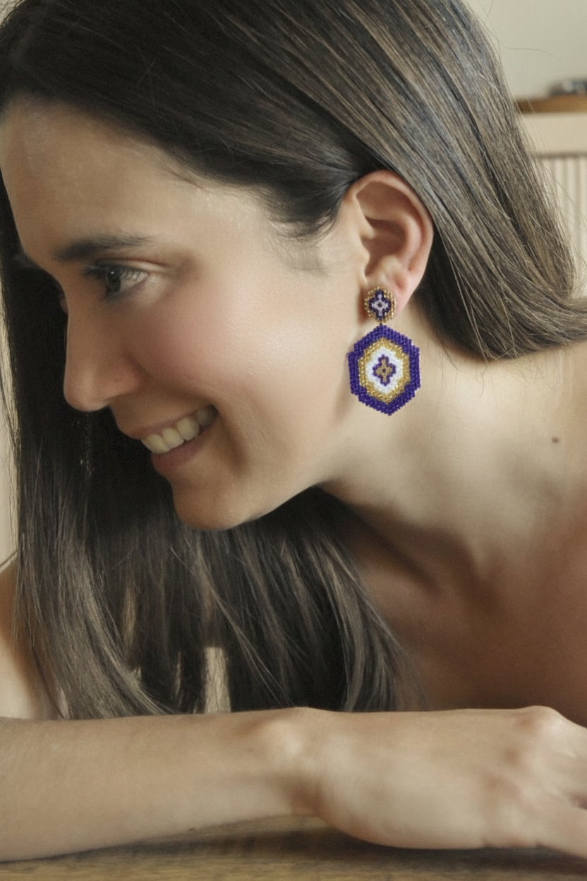 Jama Coaque Short Earrings
