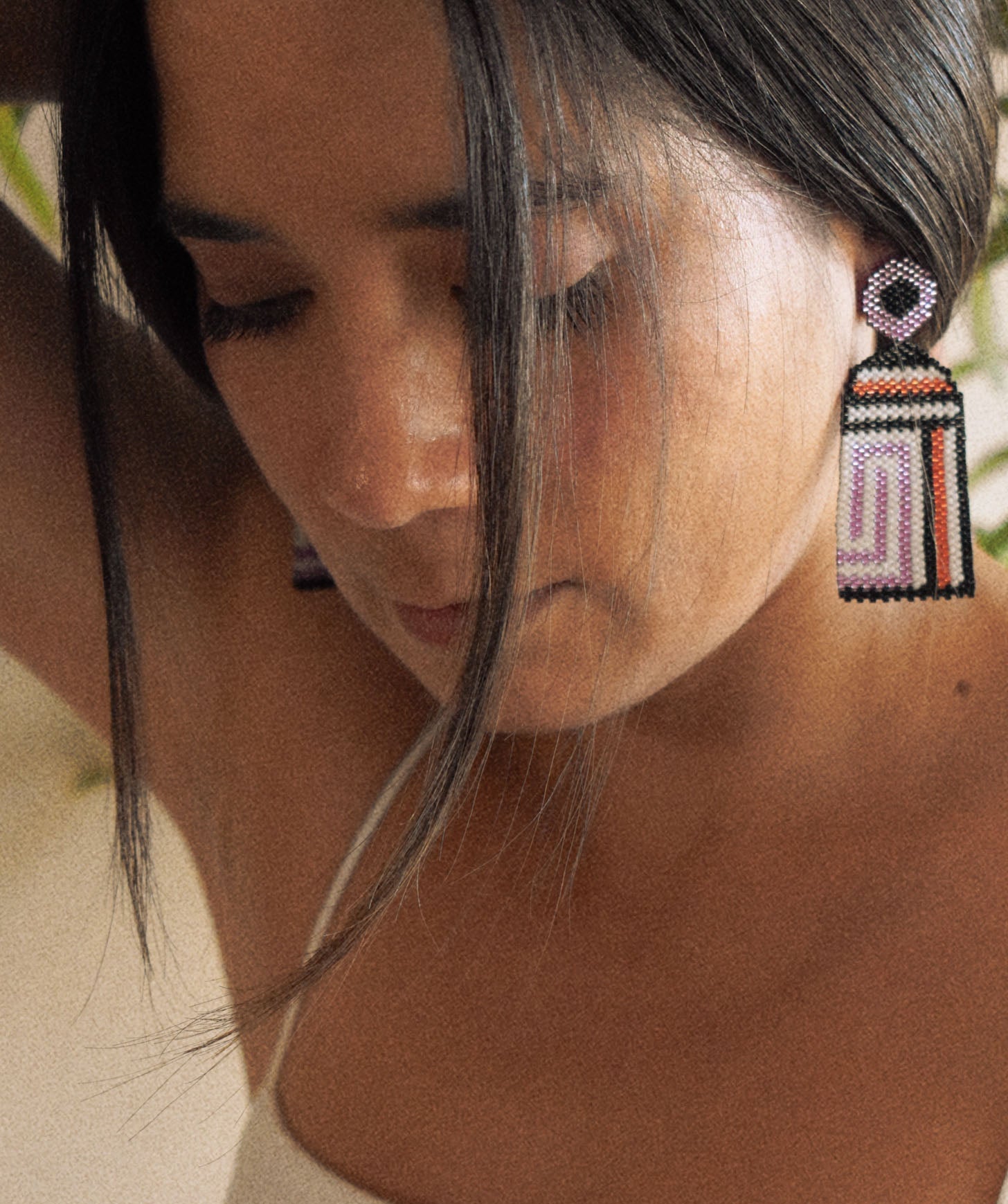 Tiahuanacu Long Earrings