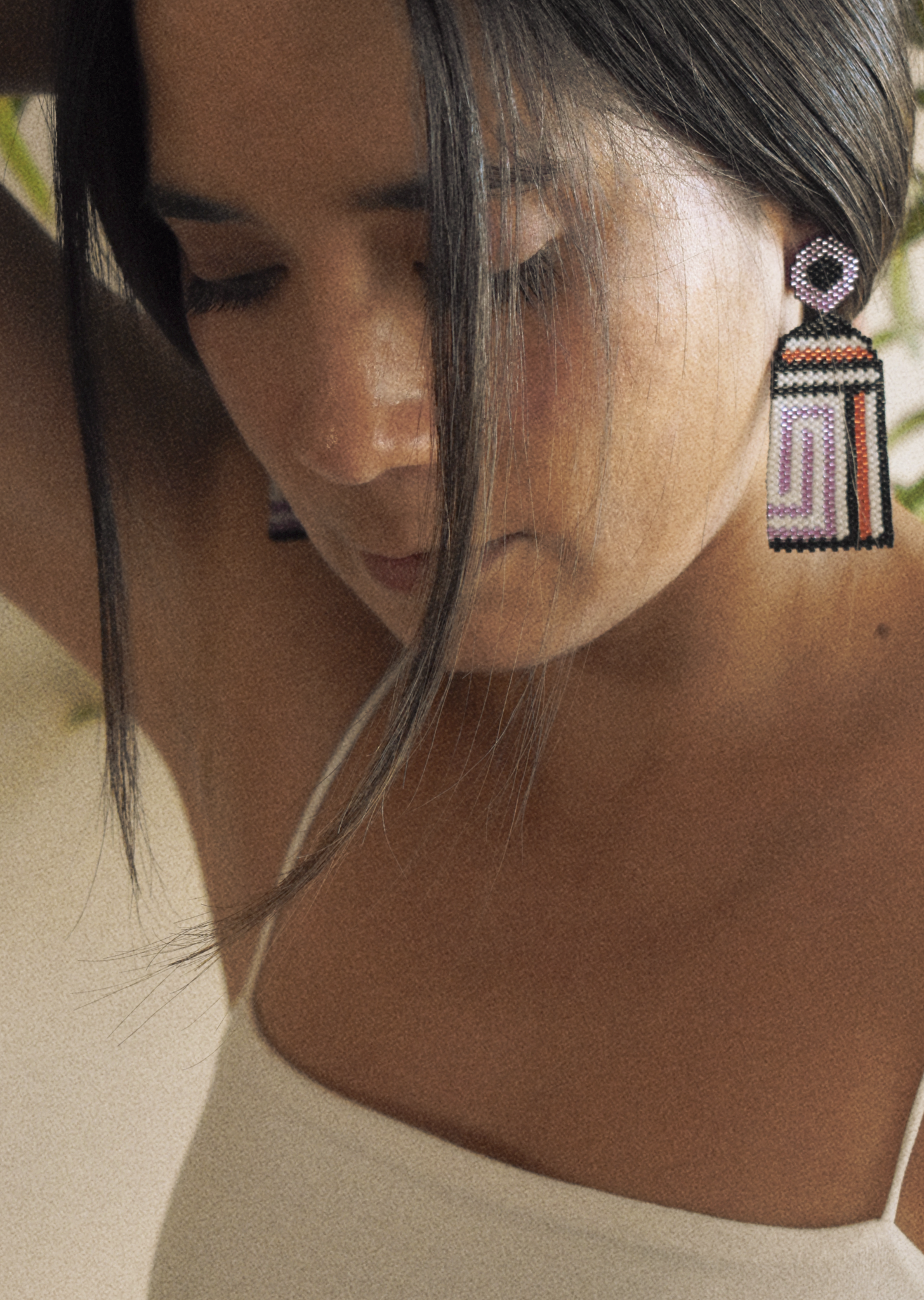 Tiahuanacu Long Earrings