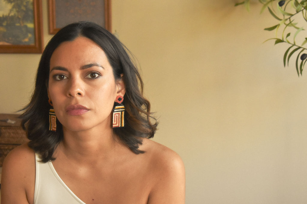 Tiahuanacu Long Earrings