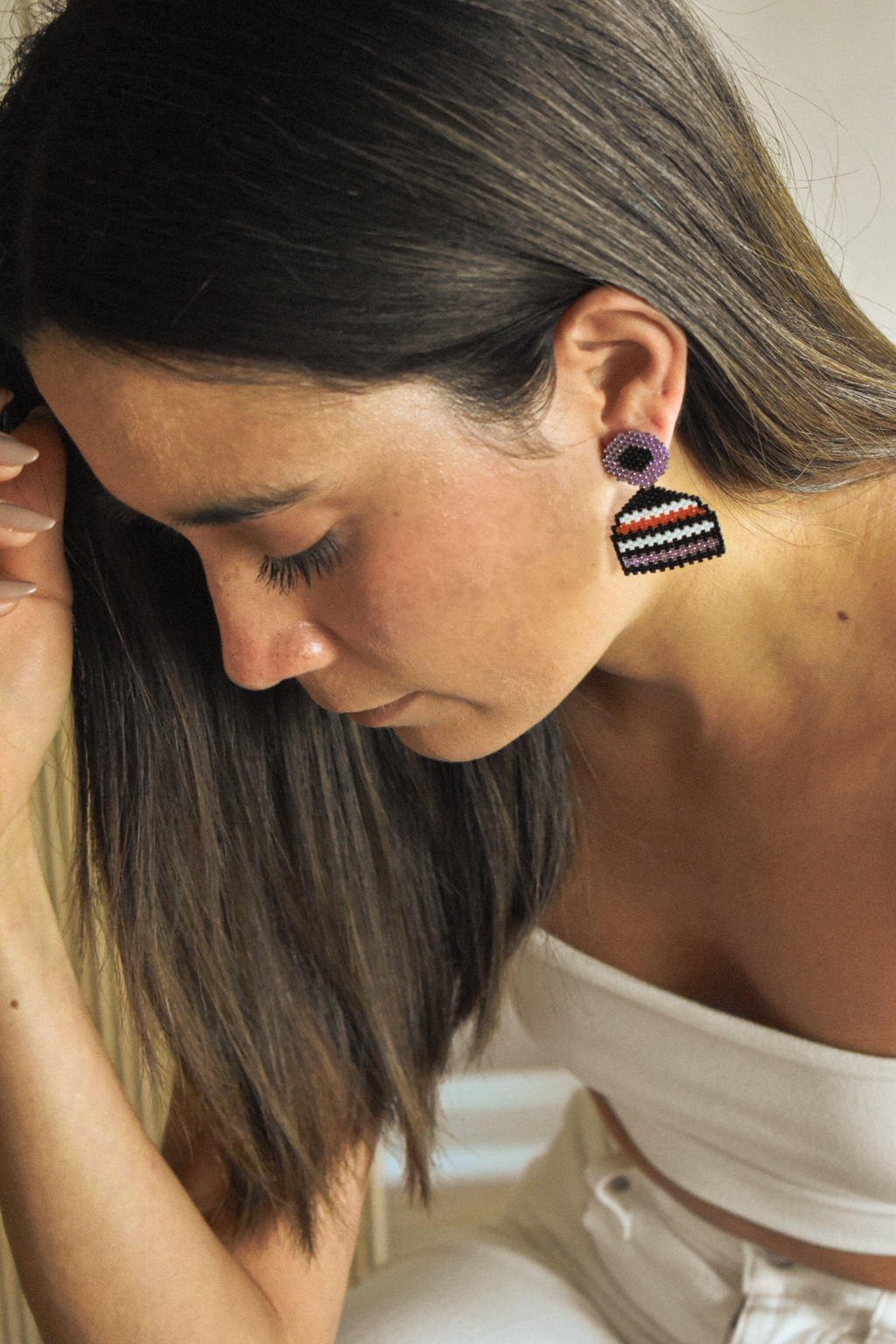 Tiahuanacu Short Earrings