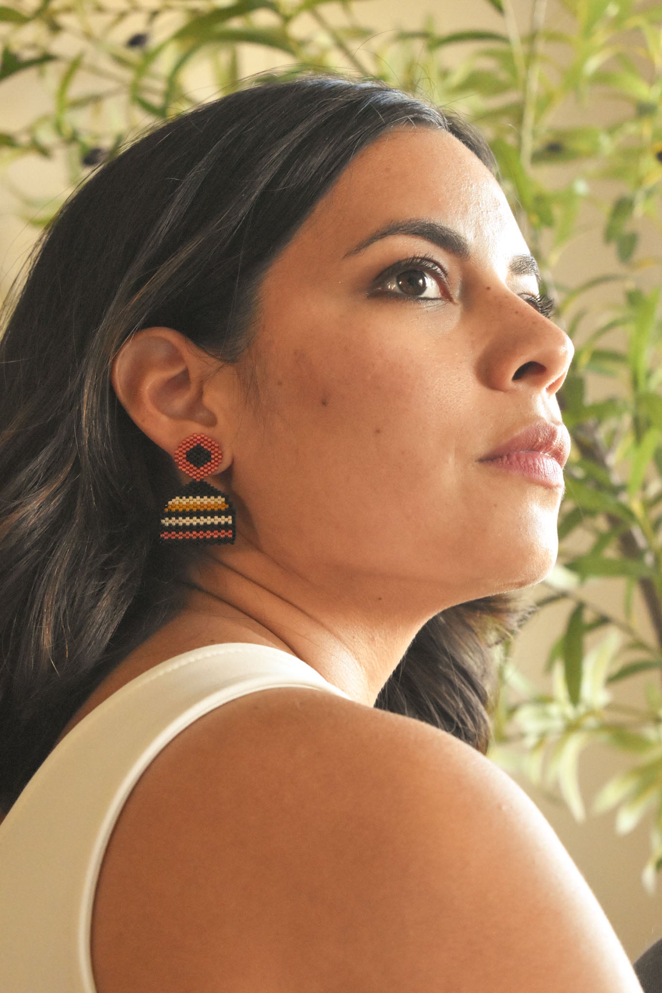 Tiahuanacu Short Earrings