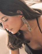Pendientes largos mexicas