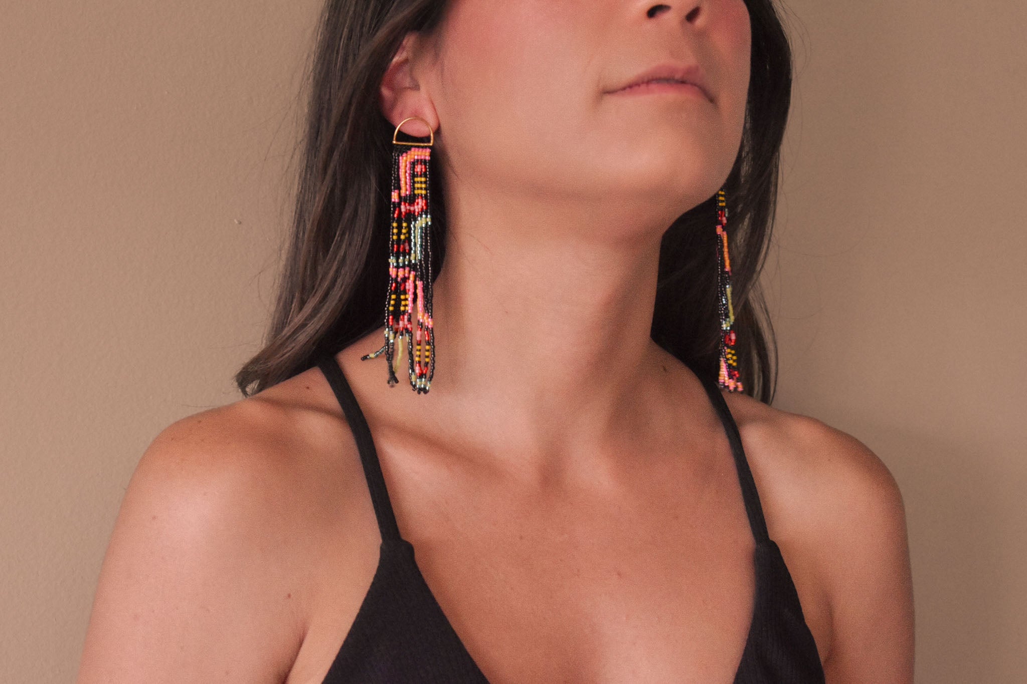 Mexica Long Earrings