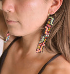Pendientes largos mexicas