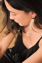Pendientes largos mexicas