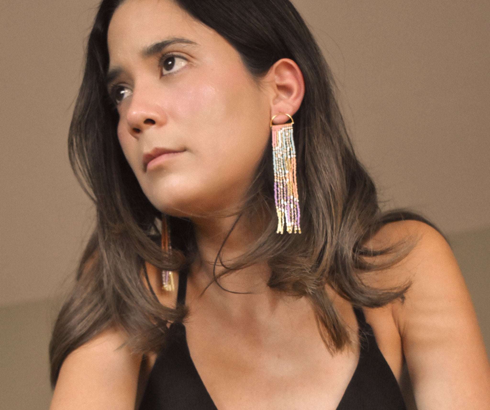 Mexica Long Earrings