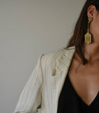 Nazca Long Earrings