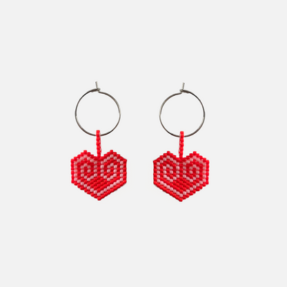 Nazca Heart Earrings