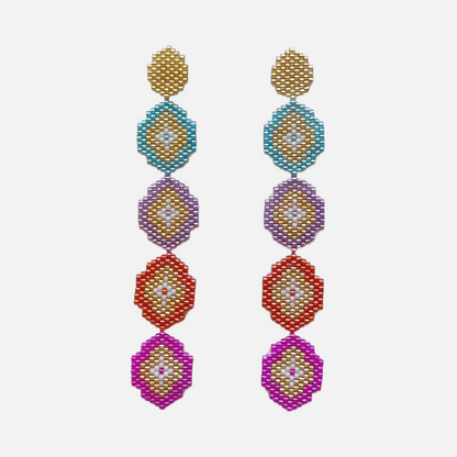 Jama Coaque Long Earrings