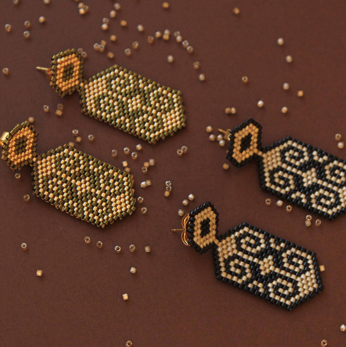 Nazca Short Earrings