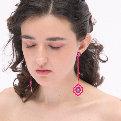 Jama Coaque Long Earrings