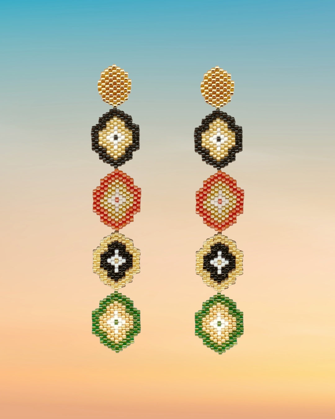 Jama Coaque Long Earrings