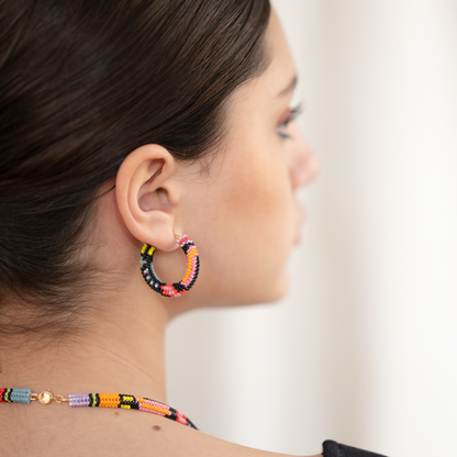 Mexica Hoop Earrings